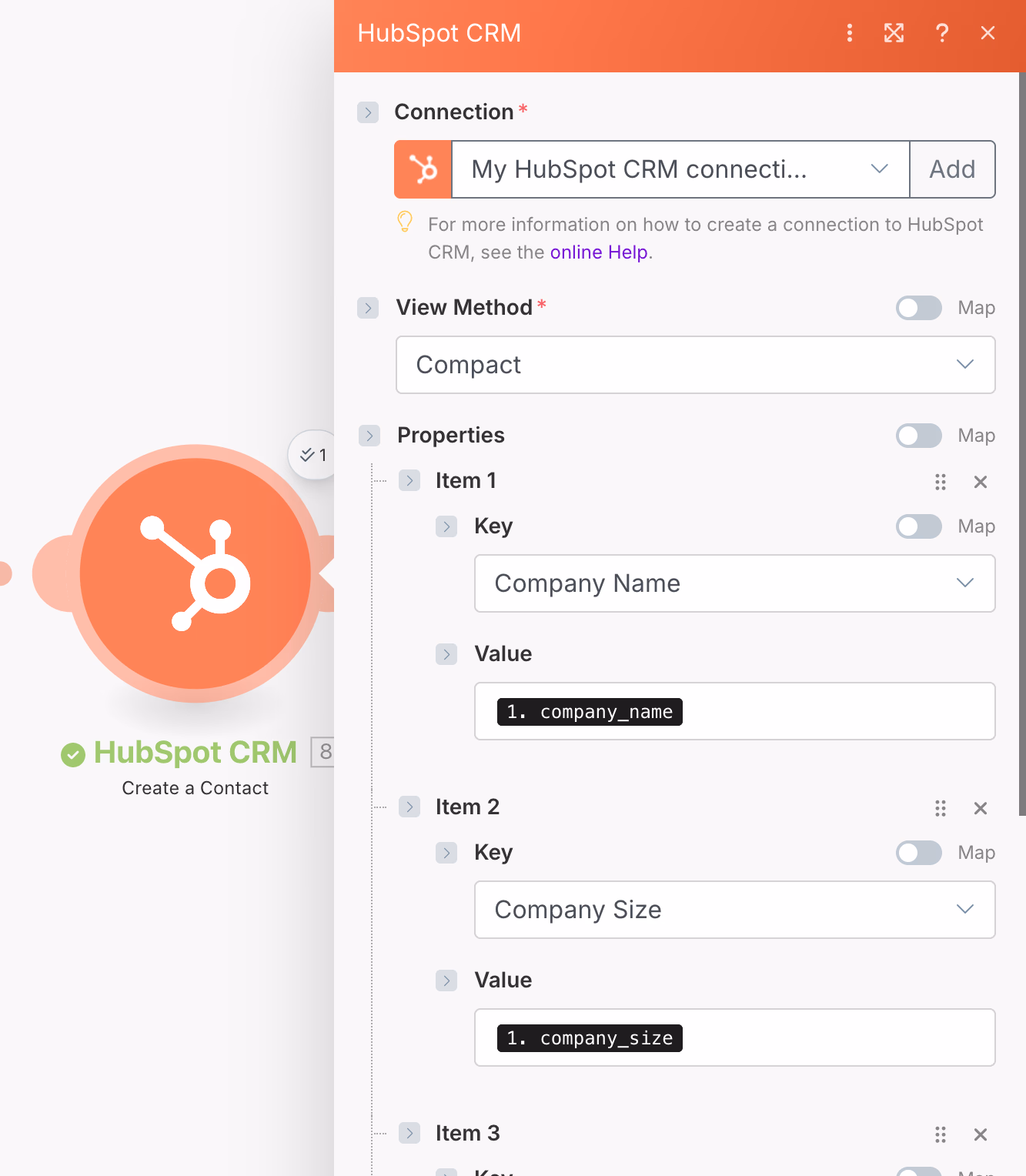 Hubspot Crm Settings Panel