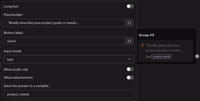 Ui Settings Form Project Needs