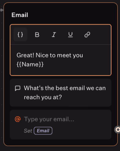 Email Input Form Example