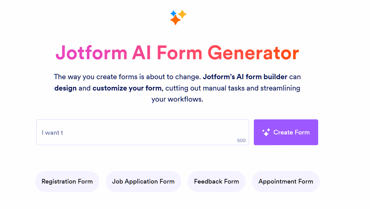 Jotform Ai Form Generator