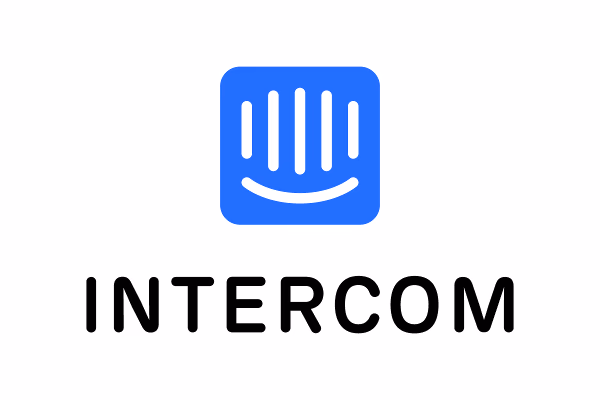Intercom Logo Blue Square