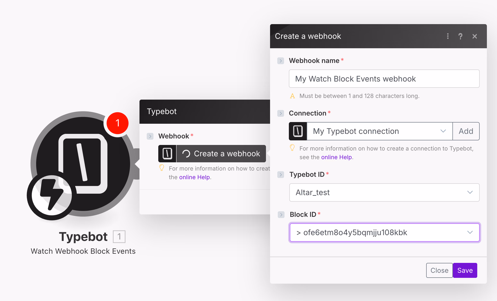 Typebot Create A Webhook