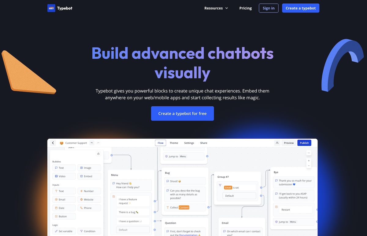 Typebot Website