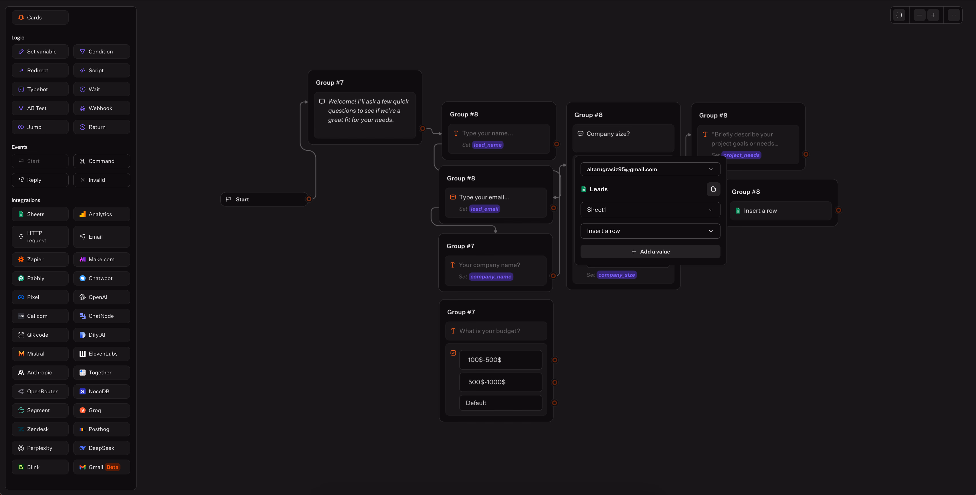 Flowchart Automation Workflow Tool Ui