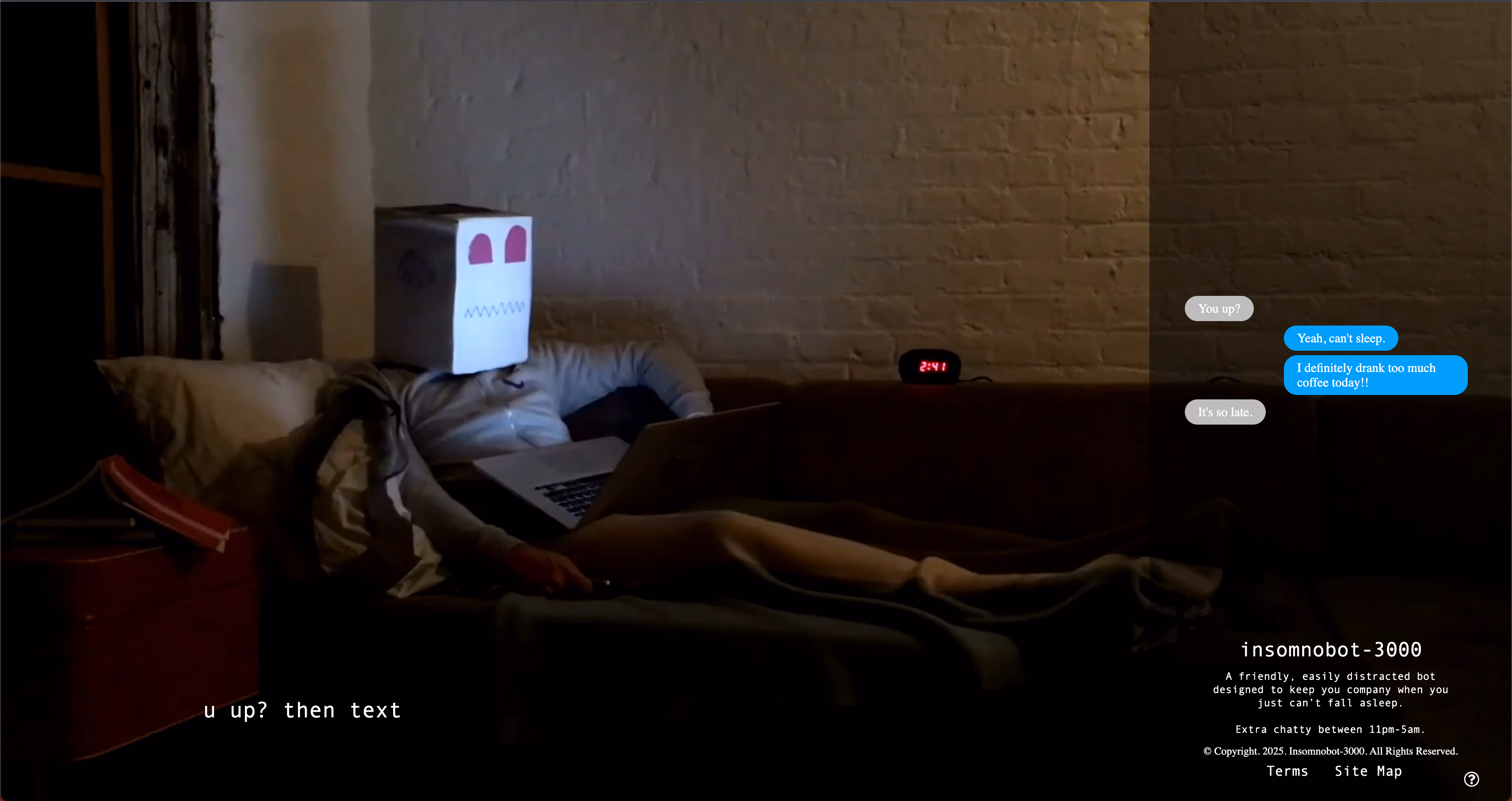 Insomnobot 3000 Can T Sleep