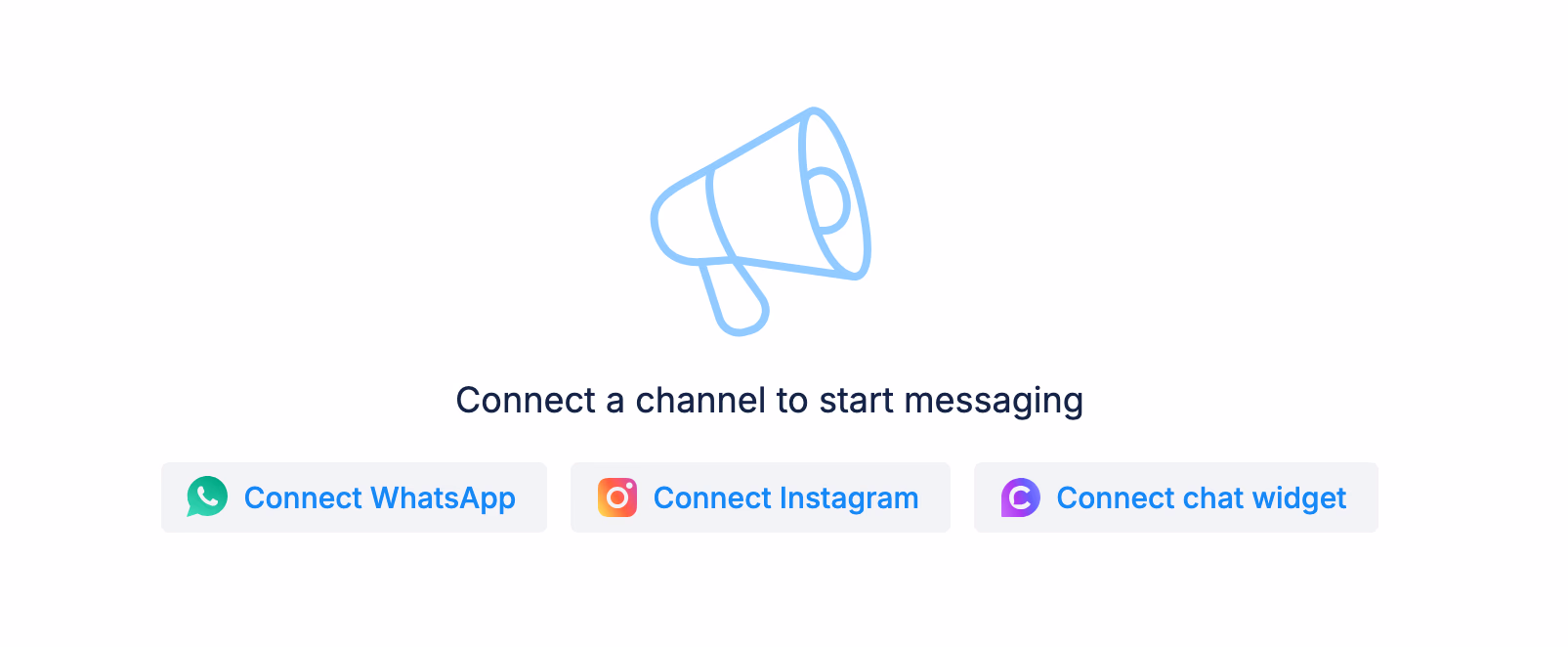 Connect Messaging Channels Options