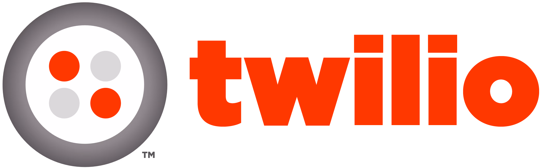 Twilio Logo Red And Gray