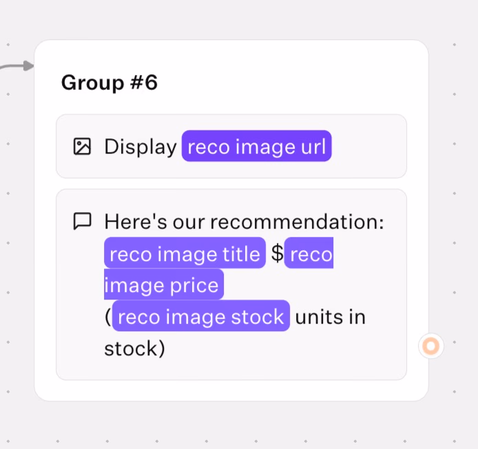 group 6 recommendation details