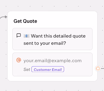 Get Quote Email Example