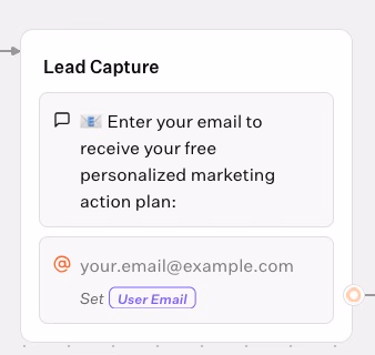 Lead Capture Email Form