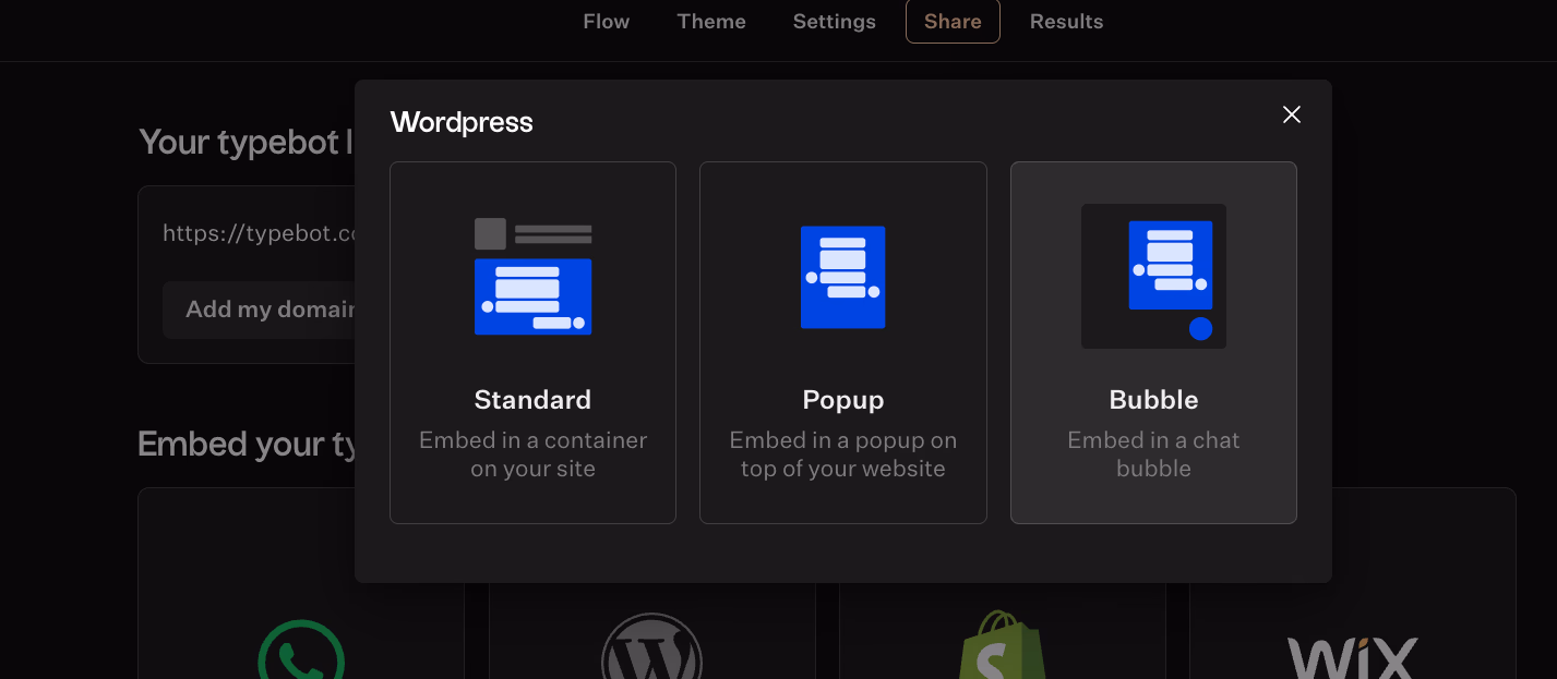 Wordpress Embed Options