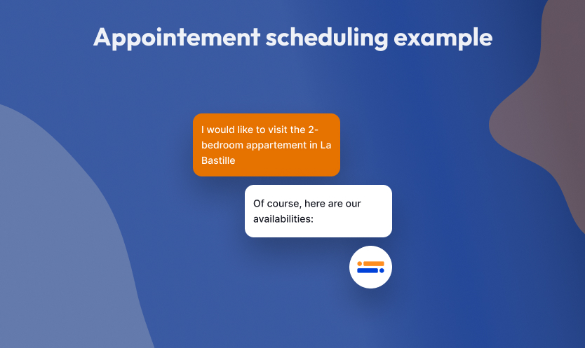 Real Estate Appointement Scheduling Example