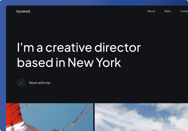 Booked Webflow Template